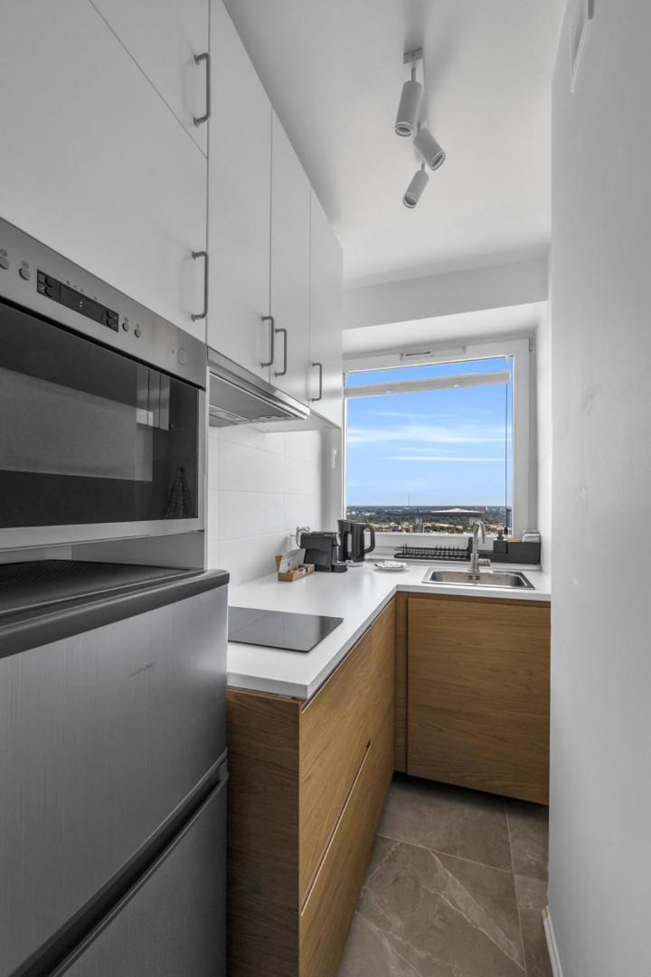21st Floor Centrum - Balcony, View, Ac - By Rentujemy Apartment